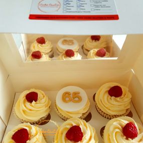 65th Birthday Cupcakes