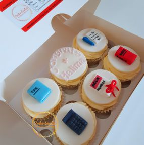 Accountancy themed Cupcakes
