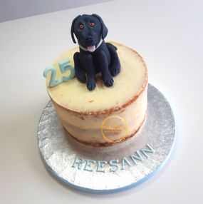 Labrador Dog Cake