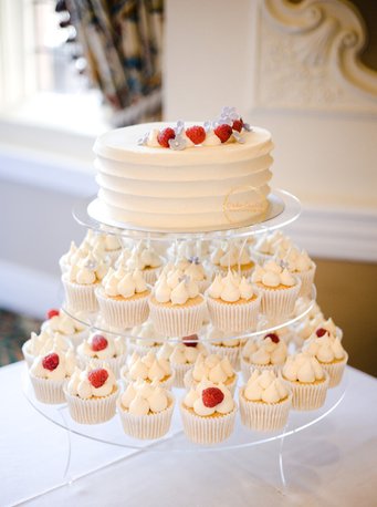 Cupcake Tower | Wedding Cupcake Tower | Cutting Cake and Cupcakes | West Midlands Wedding Cakes | Modern Wedding Cake