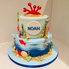 6th Birthday Cake - Under The Sea