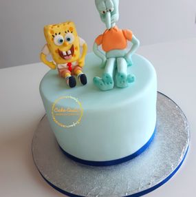 Spongebob and Squidward |Cake